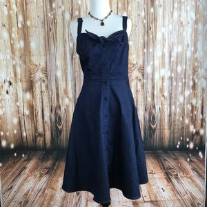 Vintage denim pinup dress
